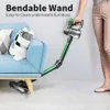 Aspirateur sans fil pliant rechargeable, adapté au mur, au sol, au canapé, à la fenêtre