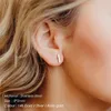 Boucles d'oreilles en acier inoxydable pour femmes, petites boucles d'oreilles coréennes, bijoux à la mode, minimalistes, vente en gros, YME135