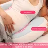 Moderskapskuddar sida sovande stöd kudde för gravida kvinnor kropp bambu fiber bomull solid färgade moderskapskuddar graviditet sidor 231020