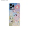 حالة الهاتف الخلوي Cartoon Cartoon Little Little Rabbit Phone Case for iPhone 14 13 12 11 Pro Max X XS 7 8 Plus SE 2020 shockproof soft shell Q231021