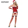 Weihnachten Cosplay Kostüm Zentai Catsuit Deer Muster Gedruckt Frauen Sexy Karneval Party Erwachsene Spandex Bodysuit Overall