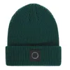 Bonnet Mens Beanie Winter Hat Nytt cappello märke mode stickade sten hattar män kvinnor tjock ull höst och vinter mössor solid färg ö skallar a12