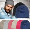 Brede rand hoeden Emmer Womens Plain Beanie Hat Spring Cotton Slouchy voor dames Man Gebreid Bone Dames Skullies Cap Outdoor Chemo 231020