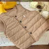 Classic Kids Waistcoat Boys Girl Jackets Winter Coats Sleeveless Vest Down Cotton Toddler Baby Clothes Outerwear Children Clothing Weskit