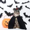 Dog Apparel Halloween Costume Cat Hat Pet Prop Short Skirt Makeup Props Puppy Cosplay Mesh Party Tutu Skirts