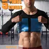 Shaper Waist Tummy Shaper Aiithuug Костюм для сауны для мужчин Толстовка для сауны с длинными рукавами для тренировок на молнии Пот Топ Тренажерный зал Фитнес Сауна Рубашка Wor