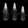 収納ボトル20pcs/lot 30/60/100ml透明なスプリットボトルポータブルクリアディスペンサー保湿ビューティープレス小さなプラスチックスプレー
