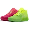 Lamelo Sports Shoes Basketball Melo Shoes Lamelo Ball Mb 1 Mb.01 01 Lameloball Lamelos Rick and Galaxy Green 2023 Men Man Trainer Sneaker Size 7 - 12