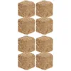 Dinnerware Sets 8 Pcs Mini Haystack Simulated Adorn Garden Outdoor Decorations Autumn DIY Sand Table Wood Ornament Miniature Prop