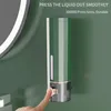 Zeepdispenser 450 ml Mode Handmatige druk Huishoudelijke schoonmaak Wandmontage Handdesinfecterend Shampoo Flessen Container