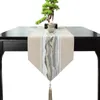 Tischläufer im chinesischen Stil, fester Leinen-Baumwollbezug, wasserdichte Spur, Hochzeitsdekoration, Tischdecke für 231020