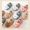 First Walkers Cartoon Bear Baby Shoes Winter Thick Warm born Nonslip Soled Soft Plush Toddler Kids Boy Girls Infant 231020