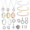 Pendants 2023 Jewelry For Women Bracelets Bangles Original Fine Jewellry DIY Charms Beads Beadeds Necklace Earrings Ring Luxury Gifts