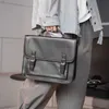 2024 nova bolsa de ombro casual masculina com maleta de moda flip bolsa para laptop.