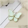 Pins Broches Koreaanse versie Super Pearl Butterfly Womens Simple Alloy Broche Pin Pretty Diy Kleding Cadeau Accessoires Bk Prijs Dro Dhmjn