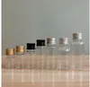 Parfumflesje 100 stks/partij 5 ml 10 ml 20 ml 30 ml Goud Zilver Zwart Aluminium Dop PET Hervulbare Flessen Mini Flacon Geneeskunde Parfum Containers 231020