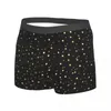 Sous-vêtements Gold Polka Dot Sous-vêtements Vintage Imprimer Hommes Boxer Brief Confortable Boxershorts Imprimé Grande Taille Culotte