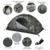 Tält och skyddsrum 1 st/ dubbel person tält ultralätt bärbara campingträdtält med anti-UV-beläggning taksköld förvaringspåse 231021