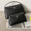 Bolsas de cintura Negro o marrón Mujeres T-Lock Hebilla Bolsa de cuero real Bolso pequeño clásico Moda para mujer Mensajero de gran capacidad