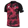 2024 Fiji Rugby Jerseys Men Women Kids Kids National Sevens Sevens 2023 Coupe du monde 7 Personne Système Home Away White Red Blue Black S-5XL Fijian Drua Sleeve courte 22 23