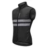 Cykeljackor Wosawe Cycling Jacket Män Windbreaker Windproof Waterproof Breattable Light Weight Bike Riding Jacket Vest Men Reflective Coat 231021