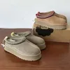 2023 Tasman Cali Wave Sport Slipper Herren Damen Große Größe 36-46 Tazz Slides Australian Mini Boot Slipper Fell Slides Klassische Plateaustiefel Wildleder Wolle