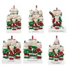 Ornamenti natalizi in resina personalizzati Strumenti per appendere Natale in famiglia 2023 Ciondoli natalizi fai-da-te con ganci Accessori S5