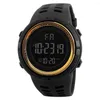 Orologi da polso Drop Orologio elettronico digitale da uomo Sport Glow 49mm Quadrante grande Studente Outdoor Adventure Trend Orologi multifunzionali