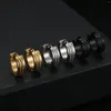 Brincos de argola 3 pares de aço inoxidável pequenos para homens mulheres huggie piercings de orelha masculinos