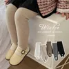 Leggings Tights 3 12 Years 2023 Kids Pants Girls Fur Lining Warm Pantyhose Children Skinny for Winter 231021