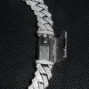 Hiphop sieraden Moissanite ketting sterling zilver 925 sieraden aangepaste vergulde kettingen