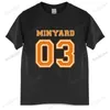 Herr t -skjortor bomull tshirt män sommar tees rävhålet minyard orange unisex skjorta roliga toppmens