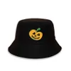 ハロウィーンの帽子は子供と大人にとって面白くてかわいい男性のハロウィーンの帽子の黒い帽子カボチャ漁師の帽子のワイドフェイス日焼け止めの汎用性のあるポットハット