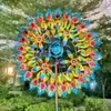 Garden Decorations Windmill Outdoor Decoration Solar Led Lamp Exterior House Courtyards Gardening Accesorries Wind Spinners Vane Ornaments