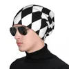 Berets Black White Harlequin Knit Hat Cosplay Western Hats Snap Back Fishing Women's 2023 Men's