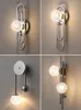 Wall Lamps Living Room Lamp Bedroom Bedside Decorative Modern Luxury Background 2023