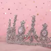 Tiaras Kronen Hochzeitshaarschmuck Kristall Großhandel Mody Girls Abend Prom Party Kleider Accessoires Kopfstücke Kopfstücke