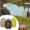 Förvaringspåsar camping redskap picknick bbq väska färgsäker och lätt att rengöra för gaffel gaffelhackpinnar