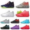 Mulheres masculinas Mb.01 Lamelo Ball Queen Tênis de basquete Rick e tênis Designers Calçados esportivos Rock Ridge Red Not From Here Rare Galaxy Trainer Eur 46