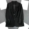 Jaquetas femininas comprimento regular corte 3d escritório senhora estilo jaqueta de cor sólida blazer roupas femininas 231021