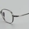 Zonnebrilmonturen Zuiver Titanium Brilmontuur Japan Merk Vierkant Mannen Vrouwen Trending Optische Bril Oculos De Grau Feminino Bijziendheid