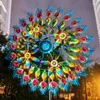 Garden Decorations Windmill Outdoor Decoration Solar Led Lamp Exterior House Courtyards Gardening Accesorries Wind Spinners Vane Ornaments