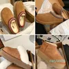 fluffy snow boots mini women winter australiaplatform boot fur slipper ankle wool shoes sheepskin real leather classic brand casual outside