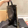 Designer Emmer Tas Dames Luxe Tote Bag Designer Vuilniszak Lak Leer Hoogtepunt Kalfsleer Klassieke Gewatteerde Tas Keten Tas Handvat Tas Schoudertas Handtas