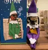 Snoop üzerinde Stoop Noel Elf Bebek Spy Bent ev dekorati yıl hediye oyuncak 2206