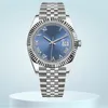 Yüksek kaliteli kadınlar moda markası 8215 hareketi 36 41mm tasarımcı elmas bayan saatler 904L paslanmaz çelik izleme bandı tarihi saat çiftleri Noel hediyesi montre