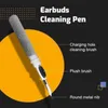 Kit di spazzole per penna per pulizia multifunzione per auricolari per Airpods Pro 3 2 1 Auricolari Bluetooth Penna per pulizia Pennello per auricolari Strumenti per la pulizia della custodia