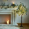 1pc 120cm/47.2in Lampe d’arbre, Lampe LED, Arbre d’éclairage pour le décor de vacances de scène de fête, Lampe de table en forme d’arbre, Décor de fête à thème, Décor de Noël