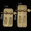 Kapı kilitleri 13cm16cm kapı kolu Çin tarzı retro saf bakır antika Çin mobilya sapı çifti düz sap 231021