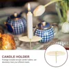 Candle Holders 10pcs Holder Metal Tea Lights French Stand For Dinner Table Wedding Home Centerpieces Decoration